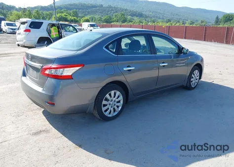 2015 Nissan Sentra S из США, поврежденный, VIN 3N1AB7AP4FY376639